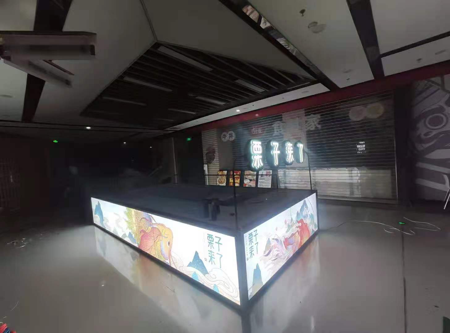 金牛萬達栗,食品行業展柜