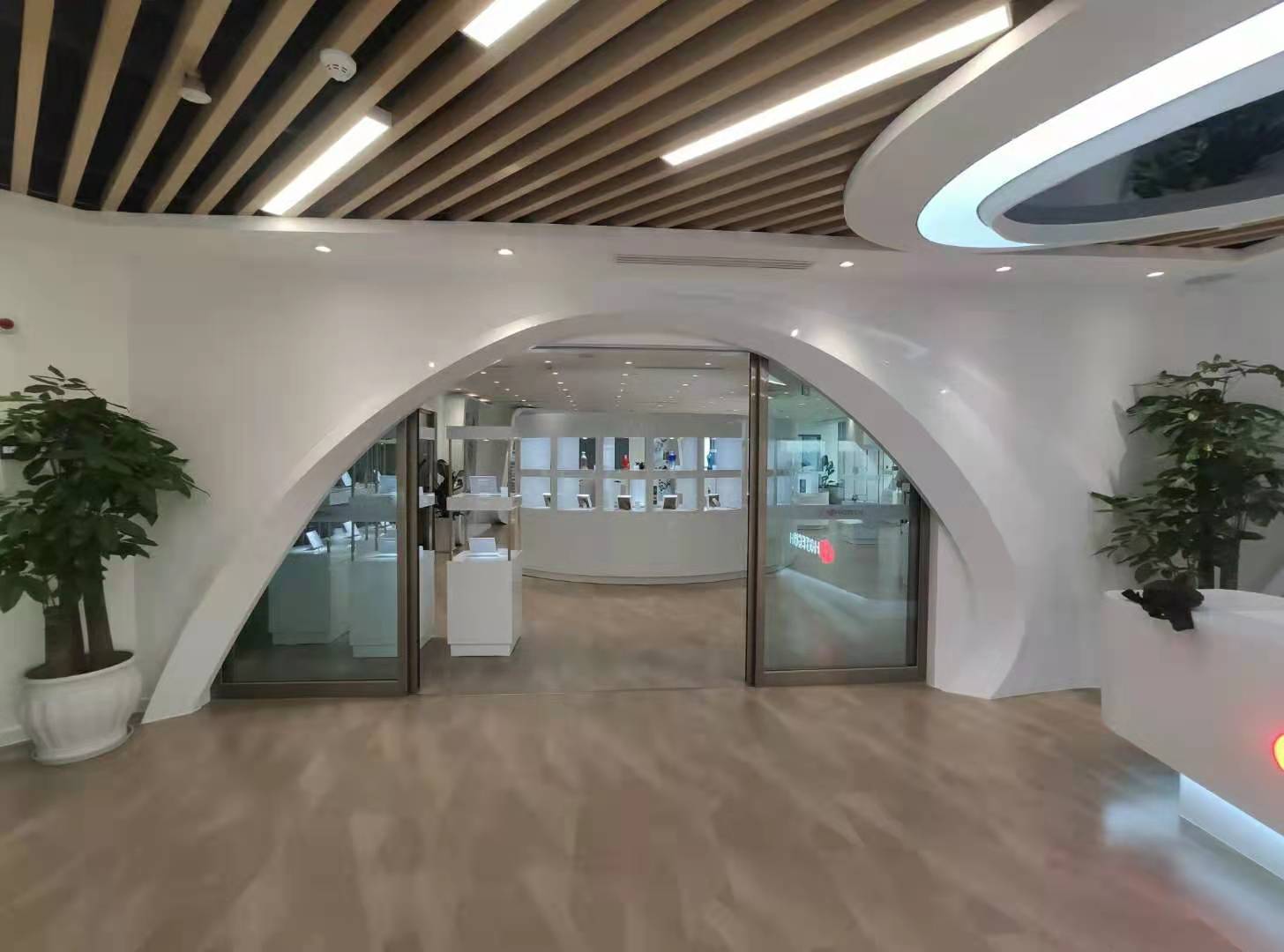 金融城華工圖像,科技行業(yè)展柜