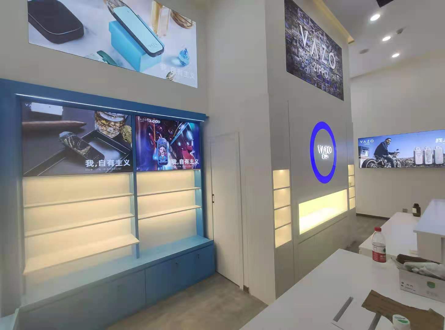天府二街之寶電子煙,電子煙展柜